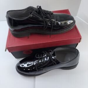 Rothco Black High Gloss Shoes Shiny Oxford Uniform Shoes 5055 Police 10R